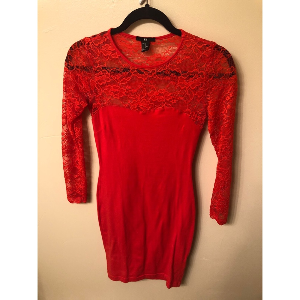 Red Lace Dress